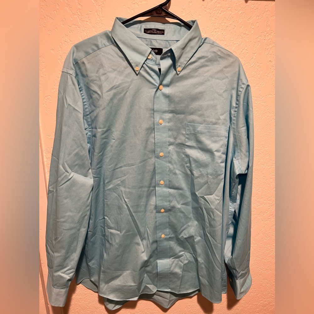 Light blue large izod dress shirt